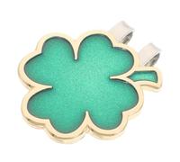 SECFOU Clip de Casquette de Golf en Fer Marqueur Trèfle à Quatre Feuilles, Portable et Facile à Fixer, Accessoire Stylé pour Parcours de Golf et Fête Saint-Patrick
