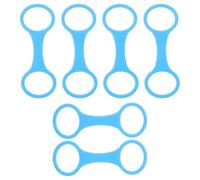 SECFOU Clip de Fixation pour Tuba en Silicone Flexible, Lot de 6 Pièces pour Masque de Plongée, pour Activités sous-Marines et Aventures de Plongée