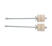 SECFOU Clip D'entretien pour Guitare 2 Pièces en Métal et Bois, Outil de Maintenance et Réparation pour Instruments à Cordes, pour Guitaristes