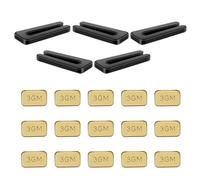 SECFOU Clips équilibrage ventilateurs de plafond 3g 5 sets poids acier inoxydable ABS pour prévention usure pales