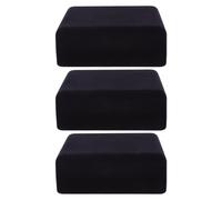 SECFOU Coffret de Rangement pour Pièces de Défi 3 Pcs 8 Cm en Plastique Doublure Velours, Boîte Hermétique Compacte Empilable pour Collectionneurs, Présentoir Pratique pour
