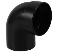 SECFOU Connecteur Coudé L-shape pour Conduit D'air de Chauffage en Abs Noir, Sortie du Tuyau D'air et Entretien Pratique, pour Conduits de Chauffage et Climatisation en Véhicules