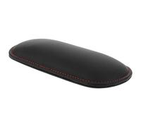SECFOU Coussin D'accoudoir de Portière de Voiture en Cuir Microfibre Noir, Protection Douce et Facile à Nettoyer, Support pour Jambes et Bras, Conduite