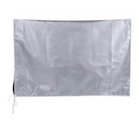 SECFOU Couverture Climatiseur Extérieure 5 Côtés en Polyester Argenté, Housse de Protection sans Outil, pour Protéger L'unité Froid et Intempéries