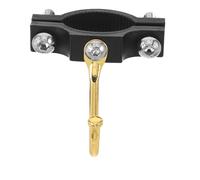 SECFOU Crochet D'archet de Violon en Métal Noir, Support à Pince Réglable et Clip-on, Accessoire Pratique pour Pupitre Adapté aux Répétitions D'orchestre et Concerts