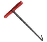 SECFOU Crochet de Levage T pour Couvercle de Regard Fonte Poignée Confortable Ouverture Pratique et Robuste Outil Polyvalent pour Levage et Entretien des Regards Égout avec Gaine