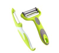 SECFOU Ensemble 2pcs Éplucheurs Multifonction en Acier Inoxydable Poignée Ergonomique pour Légumes et Fruits, Facile à Ranger, la Cuisine et Bars