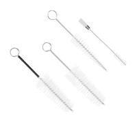 SECFOU Ensemble 4 Pcs Brosses de Nettoyage pour Saxophone et Clarinette, Nylon Solide, Accessoires Multi-usages pour Embouchure, Pavillon et Trous D’aération, Entretien Précis