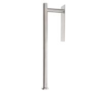 SECFOU Étagère de Rangement Murale en Acier Inoxydable Argenté Multifonction pour Serviettes et Papier en Rouleau, Design Gain de Place, pour Salle de Bain Cuisine