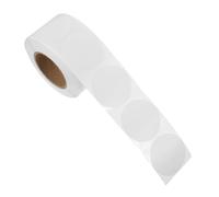 SECFOU Étiquettes Autocollantes Thermiques Rondes 38 Mm X 500 Pièces, Résistantes à L'eau L'usure, Rouleau D'étiquettes Express, pour Bureau, Colis et Expédition, Étiquettes Adresse