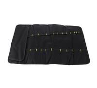 SECFOU Étui à Couteaux de Chef en Tissu Oxford Bleu, Porte-lames 22 Emplacements, Rouleau de Rangement Léger et Portable, Organiseur Polyvalent Cuisine, Camping et Voyages