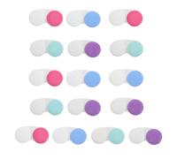 SECFOU Étui à Lentilles de Contact 16 Pcs en Plastique, Boîte Compacte