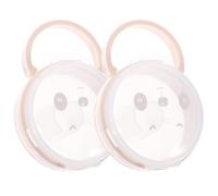 SECFOU Étui à Tétine Portable pour Bébé 2 Pièces en Pp Facile à Nettoyer Motif Cartoon, pour Voyage et Maison, Rangement Pratique pour Sucettes Couleur Aléatoire