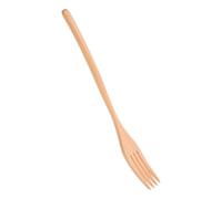 SECFOU Fourchette en Bois de Hêtre Multifonctionnelle 225 CM Fourchette Longue Cuisine et Service Ustensile Léger pour Salade Spaghetti et Viande Pratique et Solide