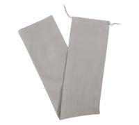 SECFOU Housse pour Instrument à Vent Électronique en Tissu Épais Gris Grosse Taille 14X75 CM Paquet à Cordon Anti-Poussière Étui de Rangement Polyvalent pour Flûte Traversière Flûte
