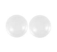 SECFOU -jours Installation Facile 2pcs en Pet Blanc pour Plafonnier Encastré, Forme Dôme, Résistants la Déformation pour Cuisines et Balcons