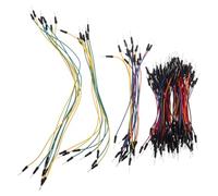 SECFOU Kit de 130 Fils de Connexion Femelle-Femelle pour Plaque D'essai, Câbles de Pontage Électriques Polyvalents, Longueur Standard, Kit de Câblage pour Circuits Imprimés et Projets