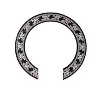 SECFOU Kit de 3 Rosaces de Guitare pour Guitare Acoustique Classique en Pvc Noir Décoratives Accessoires pour Rosace Résistants et Faciles à Installer