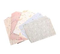 SECFOU Kit D'enveloppes et Papier à Lettre en Papier 5 Sets Style Imprimé Floral Classique, Pratique pour Invitations et Correspondance Élégante