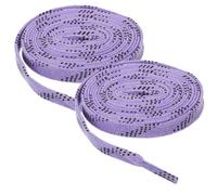 SECFOU Lacets Cirés 1 Paire Longs pour Patins de Hockey Glace en Coton Polyester Accessoires Adaptés la Course Hockey sur Glace