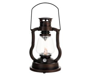 SECFOU Lampe Ambiance Créative Couleur Café Vintage en Abs Décorative Rétro sans Batterie et Naturelle pour Bar et Jardin