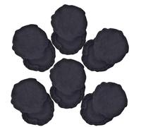 SECFOU Lot de 12 Housses Couvre-Oreilles Lavables en Tissu Respirant pour Casque Audio 6-8,5 Cm Protection Anti-Transpiration pour Coussinets de Casque de Jeu Circum-Auriculaires