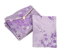 SECFOU Lot de 12 Pochettes à Bijoux en Brocart 10 X 8 CM Protection Sécurisée Fermeture Boucle pour Fêtes et Mariages Couleur Aléatoire