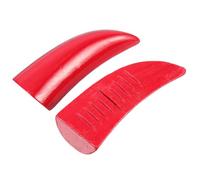 SECFOU Lot de 2 Coupes de Divination en Matériau Synthétique Rouge Motifs de Dragon Sculptés, Style Rétro et Signification Religieuse pour Décoration Spirituelle