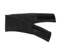 SECFOU Lot de 2 Masques de Sommeil en Fausse Soie Noire Forme Allongée Occultants et Rafraîchissants Confort Peau Sensible pour Voyage et Sommeil Réparateur