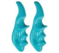 SECFOU Lot de 2 Masseurs de Pouce Verts Ergonomiques en Plastique Léger pour Massage des Doigts et Relaxation Musculaire Profonde, Outil Compact pour Cou, Épaules et Dos, Usage