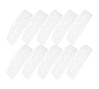 SECFOU Lot de 20 Porte-cartes de Crédit en Plastique Rigide Transparent Mat, Étui Portable pour Badge D'identification, pour École et Événements avec Accès Facile la Bande