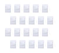 SECFOU Lot de 200 Sachets de Thé Jetables en Tissu Non Tissé Alimentaire 6X8 CM Blanc Filtre à Thé sans Danger en Vrac Épices et Tisanes Usage Unique pour Maison et Événements