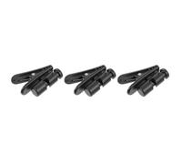 SECFOU Lot de 3 Clips pour Câbles de Casque Noirs en Abs et Pc, Organisateur de Câbles Pratique pour Éviter les Secousses, pour Usage Intérieur Marchant