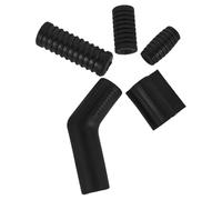 SECFOU Lot de 5 Protège-sélecteurs de Moto en Silicone Noir Antidérapant Installation Facile pour Levier de Vitesse et Protection de Chaussures en Conditions Difficiles