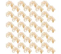 SECFOU Lot de 50 Marqueurs en Papier Or Forme Poisson Rouge pour Verres à Vin, Décorations Robustes et Élégantes pour Fêtes Cocktail et Enterrements de Vie de Jeune Fille