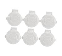SECFOU Lot De 6 Cache-boutons De Cuisinière à Verrous De Sécurité à l 39 Épreuve Des Enfants Pour Utilisation Facile Démarrage à Une Touche