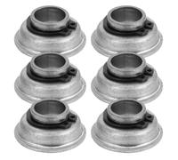 SECFOU Lot de 6 Roulements de Direction en Acier pour Fauteuil Roulant et Déambulateur, Couleur Argenté, pour Usage Intérieur et Extérieur, Assure un Fonctionnement Fiable Quotidien