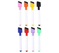 SECFOU Lot de 8 Marqueurs à Craie Liquide Colorés pour Tableau Blanc, Écriture Fluide, Nettoyage Facile avec Pinceau Effaçable, Plastique Solide, pour Listes et Graffiti