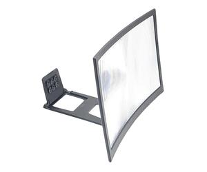 SECFOU Loupe Écran Téléphone Portable Incurvée Agrandisseur Ajustable Amplificateur pour Smartphone Lecture sans Mains Protection Cervicale Portable