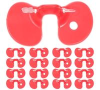 SECFOU Lunettes Couleur, pour Surface Poulets 100 ou Abs en Lisse Rouges Matériau Sûr, Accessoires de Lot de 100 Pièces Aléatoire Élevage Volailles en Magasin Couleur Aléatoire