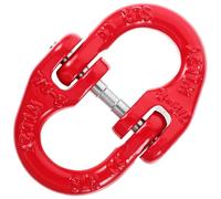 SECFOU Maillon de Jonction 2t Acier pour Chaîne de Levage Goupille Anti-chute et Montage Rapide 7.50x5.00x0.85cm Adapté aux Treuils de Remorquage Plusieurs styles