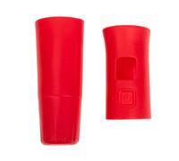 SECFOU Manchon Silicone pour Microphone Ktv, Gaine de Protection Intégrale Rouge 790/m5, Accessoire Micro Antidérapant pour Enregistrement, Scène et Karaoké