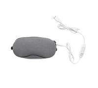 SECFOU Masque à Yeux Chauffant Usb Avec Compresses Chaleur Pour La Oculaire Sécheresse Couleur Grise Relaxation Instantanée