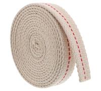 SECFOU Mèche en Coton Beige pour Lampe à Pétrole et Lanterne à Brûleur Plat, Flamme Stable et Lumière Fiable pour Éclairage de Patio et Cuisson en Extérieur