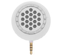 SECFOU Mini Enceinte Portable Plug and Play 3,5 Mm, Amplificateur Audio Blanc Dc5v, Haut-Parleur pour Téléphone, Tablette et Ordinateur Compatible Prise Jack, Usage Mobile et Multimédia