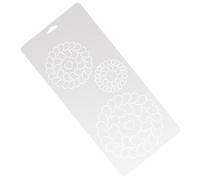 SECFOU Modèle de Quilting Blanc en Pp Lignes de Marquage Claires, Accessoire Pratique pour DIY Quilting et Travaux de Couture pour Débutants