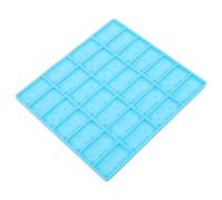 SECFOU Moule en Silicone Domino pour Bricolage DIY, Moule Résine Époxy Bleu, Élastique et Réutilisable pour Fabrication de Domino en Résine