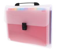 SECFOU Organiseur de Fichiers Extensible A4 13 Poches en Tissu Noir Dossier Accordéon 33X24X3 CM Pochette Multicouches pour Bureau Maison et École Trieur de Documents Grosse Capacité