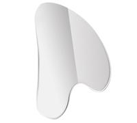 SECFOU Outil de Guasha Visage en Acier Inoxydable 420, Masseur Facial de Cœur, Petit Format, Finition Miroir et Satinée, Accessoire de Massage pour Soin du Visage à Domicile