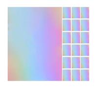 SECFOU Papier Cartonné Métallisé Miroir A4 Multicolore 60 Feuilles Paillettes Irisées pour Scrapbooking, Bricolage Garçon et Filles et Loisirs Créatifs, Papier Cartonné Holographique
